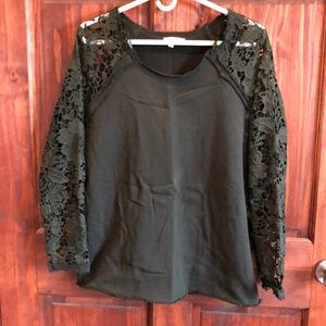 Dark green sweatshirt